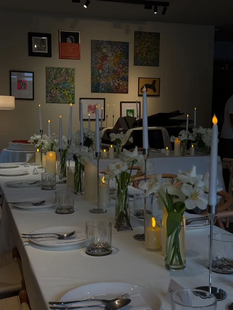 Wedding package table setting at Samsuan