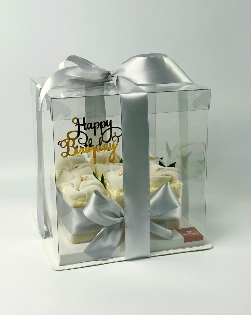 Young coconut chiffon gardenia